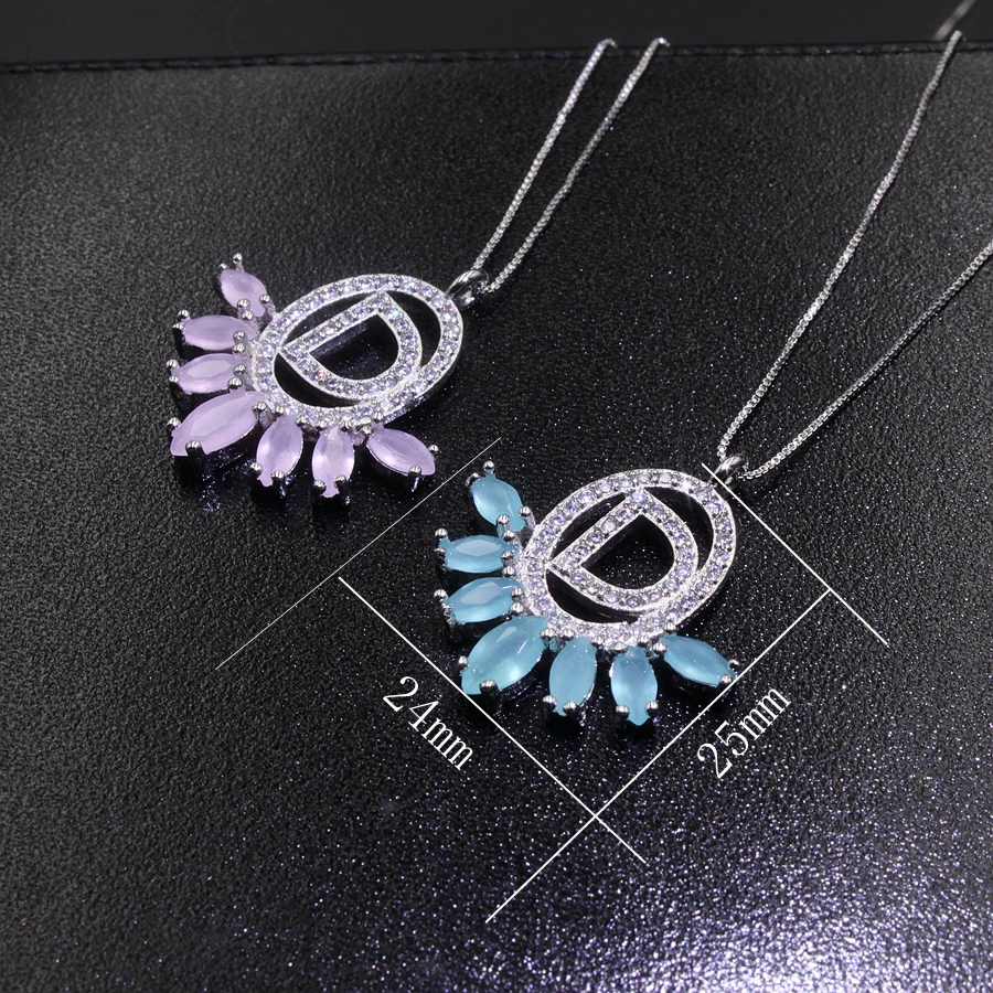 D Letter necklace_