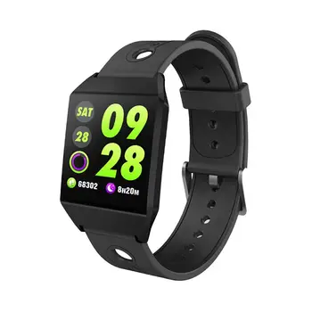

Promotion--W1 Color Screen Smart Bracelet Heart Rate Monitoring Bluetooth Step Counter Sports Bracelet Watch Wristbands