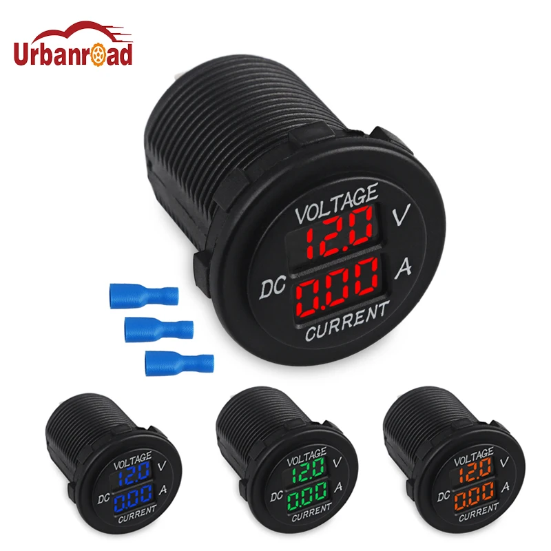 Buy Led Digital Voltmeter Ammeter 12V 24V Auto Truck