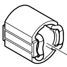 Поле 633443-7 статор 220-240 V для Makita 6824 6826 6827 6823 6825 6825R 6823N 6824N 4322