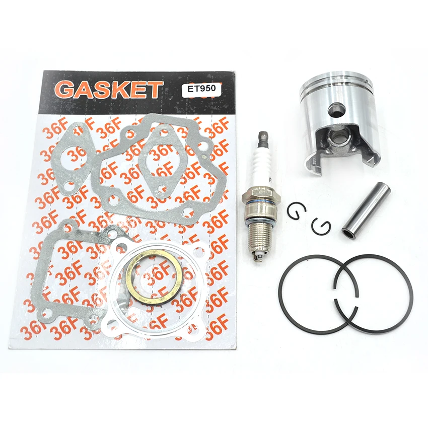 

45mm Piston Ring Gasket Spark Plug Set Fit Motor Engine Generator Yamaha ET650 ET950 600W 800W 1.2KW Generator Petrol Parts