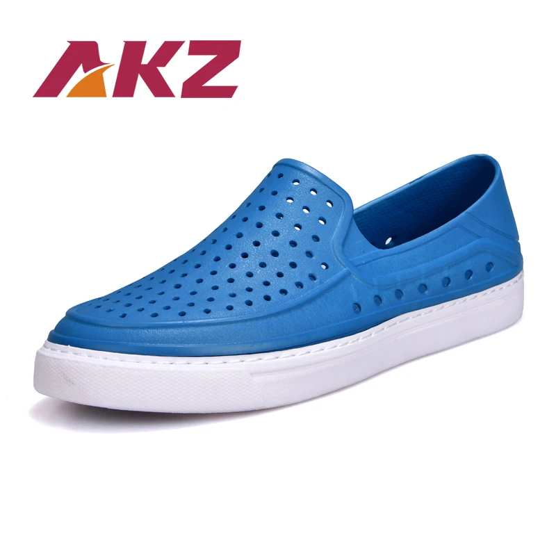 AKZ Man Loafers New Fashion Spring Summer Mens Casual shoes PU leather Breathable Comfortable Light Male Flat Slip on | Обувь