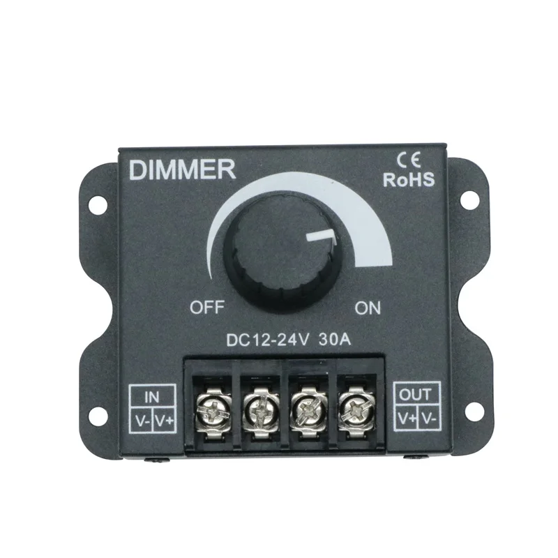 SZYOUMY DC 12V 24V 30A LED диммер 8A Регулируемая яркость лампы контроллер полосы водителя