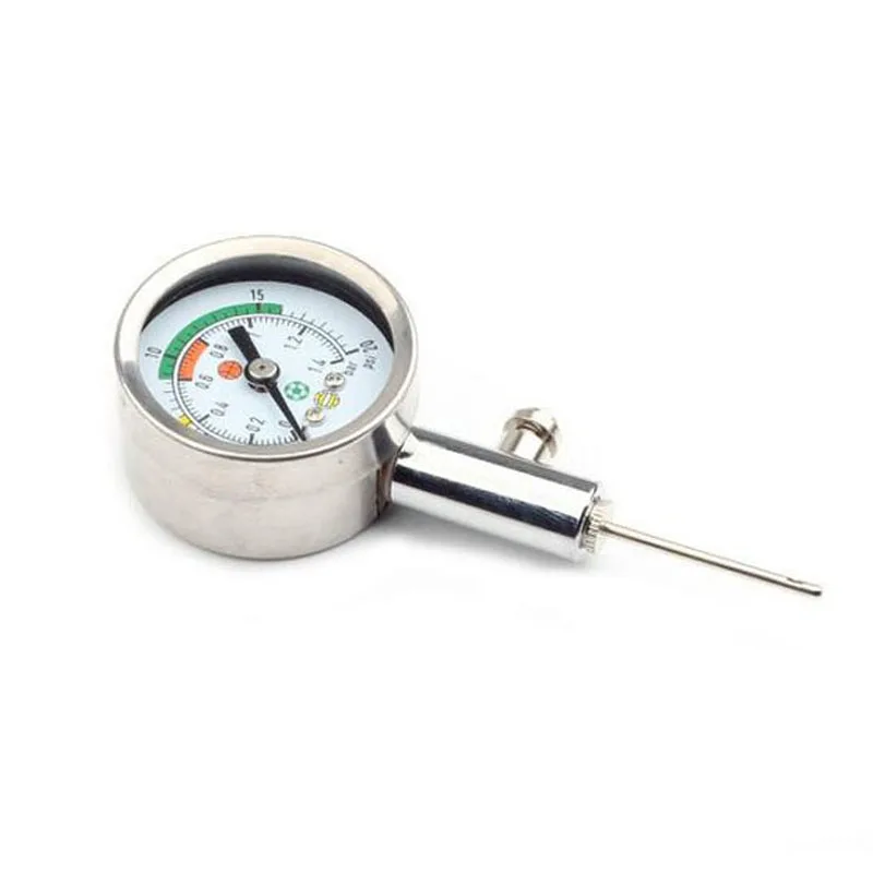Metal Basketball Barometer Gas Pressure Professional Needle Soccer Ball