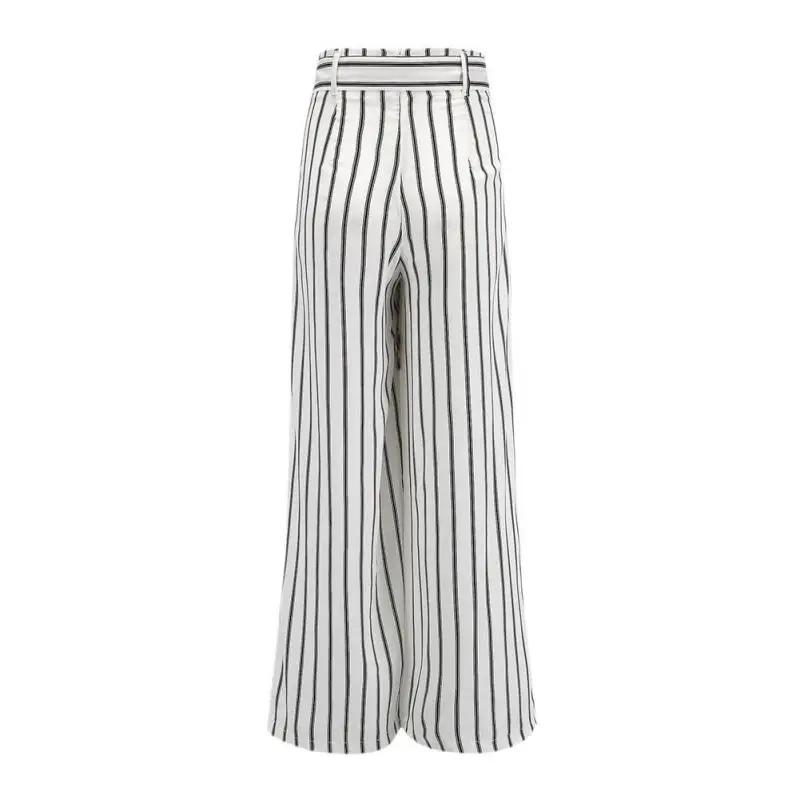 vertical striped trousers