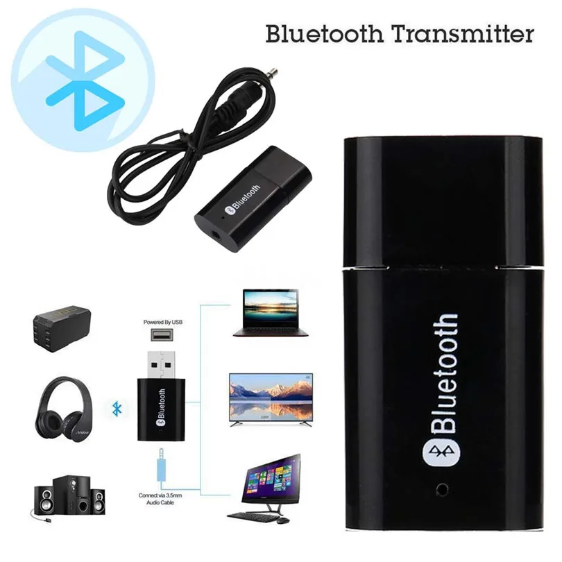 Wireless USB Bluetooth Music Audio Stereo Receiver Fit for Car AUX in Home Mp3 Speaker 3.5mm Male to Male Audio Cable 30NT08 (6)