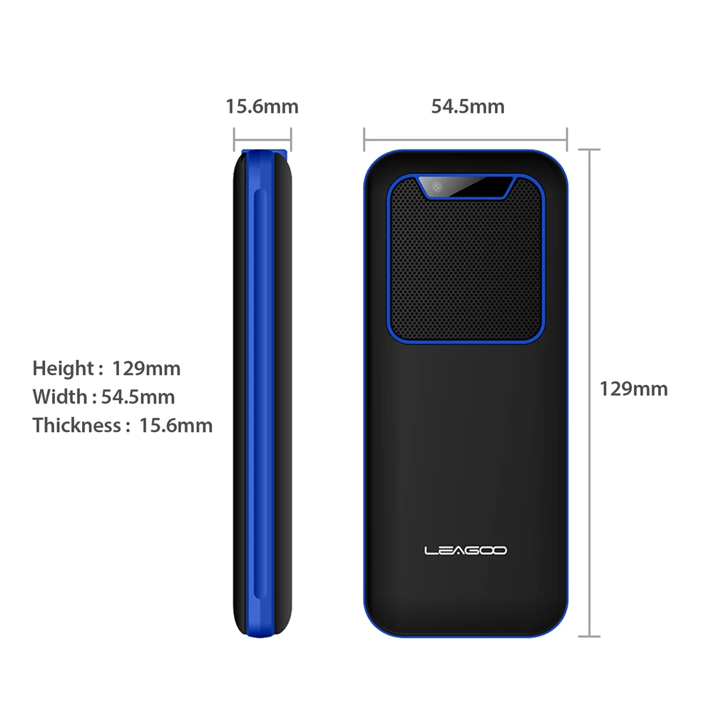 LEAGOO B23 телефон с функцией телефона старшие дети мини клавиатура русским шрифтом 2G