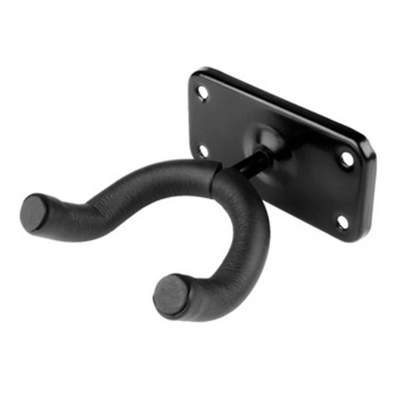 1 Pc Black Guitar Stand Hanger Hook Holder Wall Mount Stand Rack