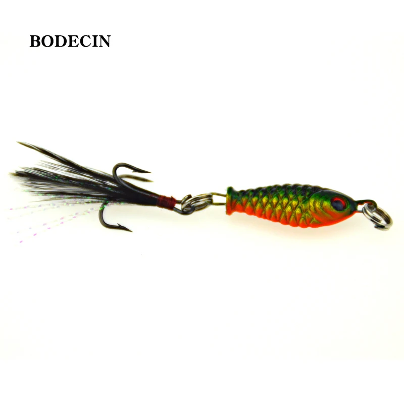 Wobbler Lead Fishing Lures Jigs Peche Spinner Bait Iscas Artificial Baits 4.3g Jig Head Sea Winter Bass Walleye Tackle For (2)