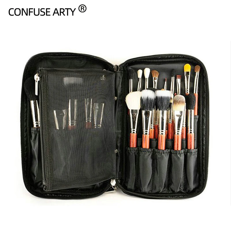 

Makeup Brush Organizer Bolso Mujer Cosmetic Bag Canvas large capacity package Beauty Tool Large Capacity Storage case Handbag