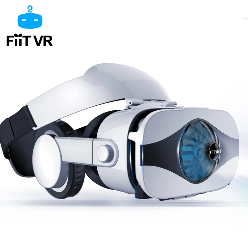 Fone de Ouvido Ventilador de Refrigeração Óculos de Realidade Fiit Versão Virtual Óculos 3d Deluxe Edition Capacetes Smartphone Controlador Opcional vr 5f