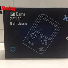 Портативный ретро Mi Карманный ручной игровой плеер 168 классические игры Поддержка ТВ выход видео игровая консоль лучший подарок для детей