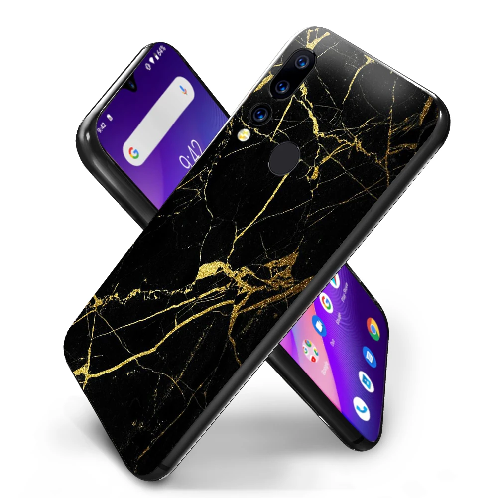 Мягкий чехол SHIODOKI для Umidigi A5 pro, силиконовый чехол для телефона Umidigi A5 pro, защитная задняя крышка-мрамор