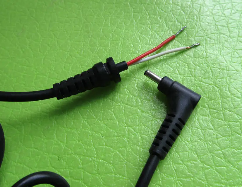 2 Article pcs DC 3.0x1.1mm 90 Angle L shaped cable power adapter