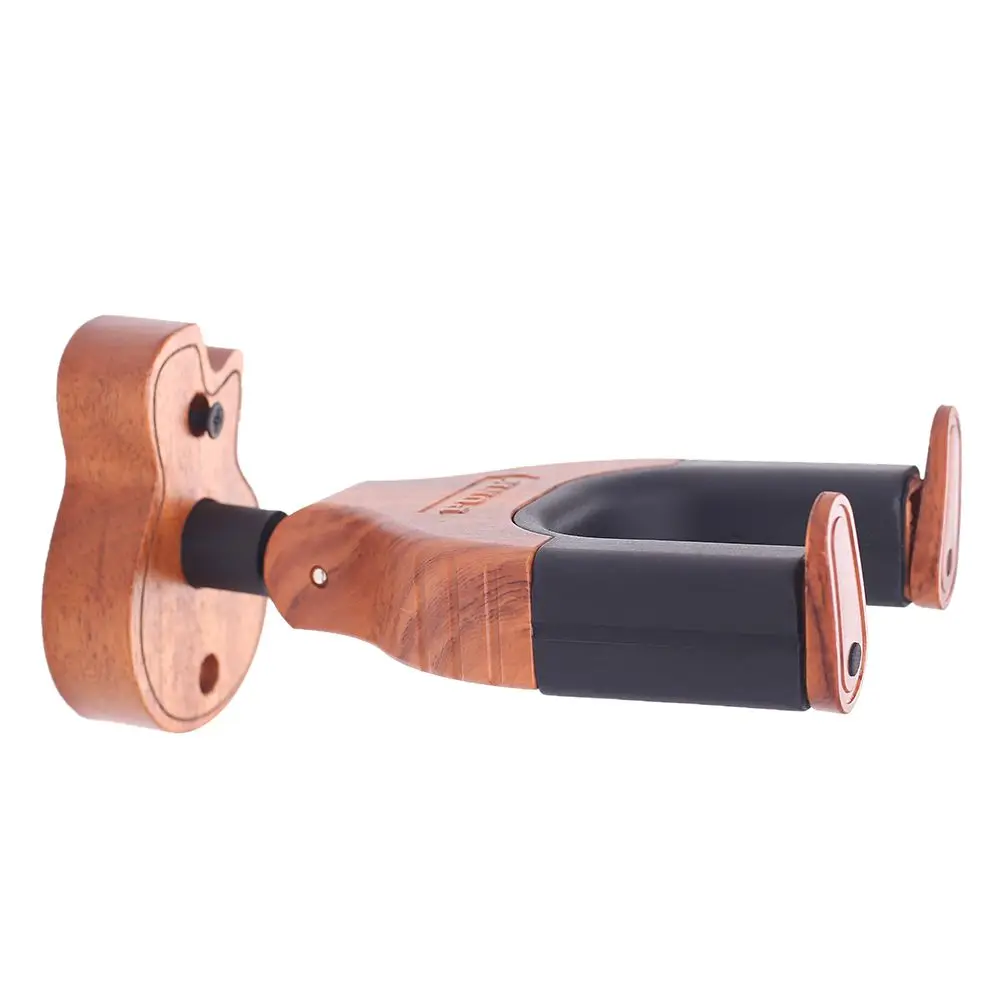 

SEWS-PUNK Guitar Wall Mount, Auto Lock Guitar Wall Hanger, Hard Wood Base in Guitar Shape Guitar Hook Acoustic