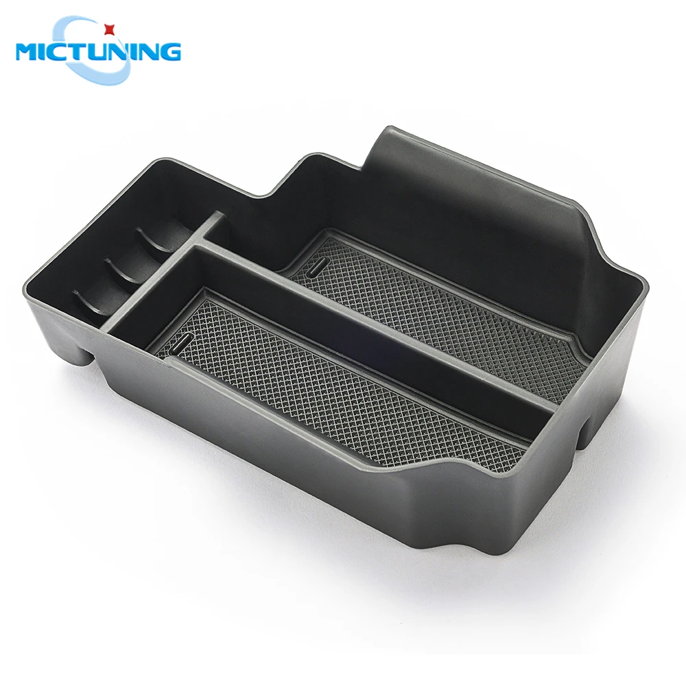 

MICTUNING Auto Storage Box for Chevy Colorado for Chevrolet GMC Canyon 2015-2018 Car Front Center Console Insert Organizer Tray