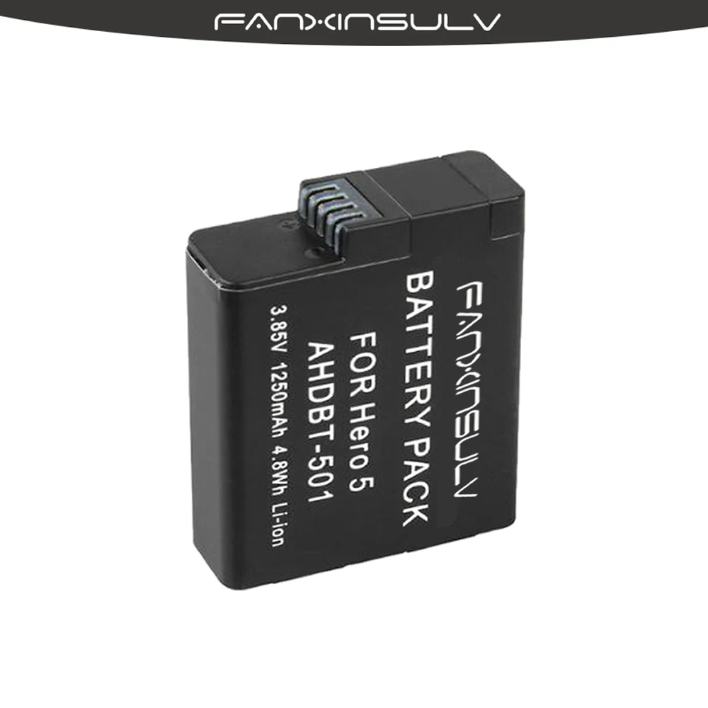 4 Pcs AHDBT 501 Hero5 Battery + USB LED 3-Port Charger with Type C Port for GoPro 2018 Hero 5 GoPro Hero 6 Hero7 Camera Battery