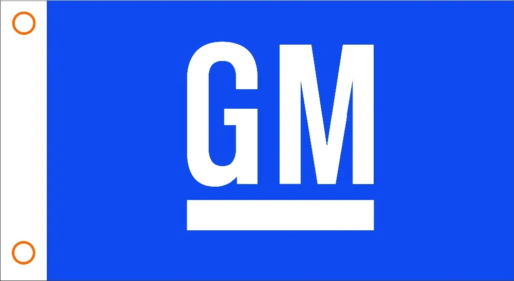 Автомобильный флаг индивидуальный автомобильный баннер GM 3x5 футов 100% полиэстер 01