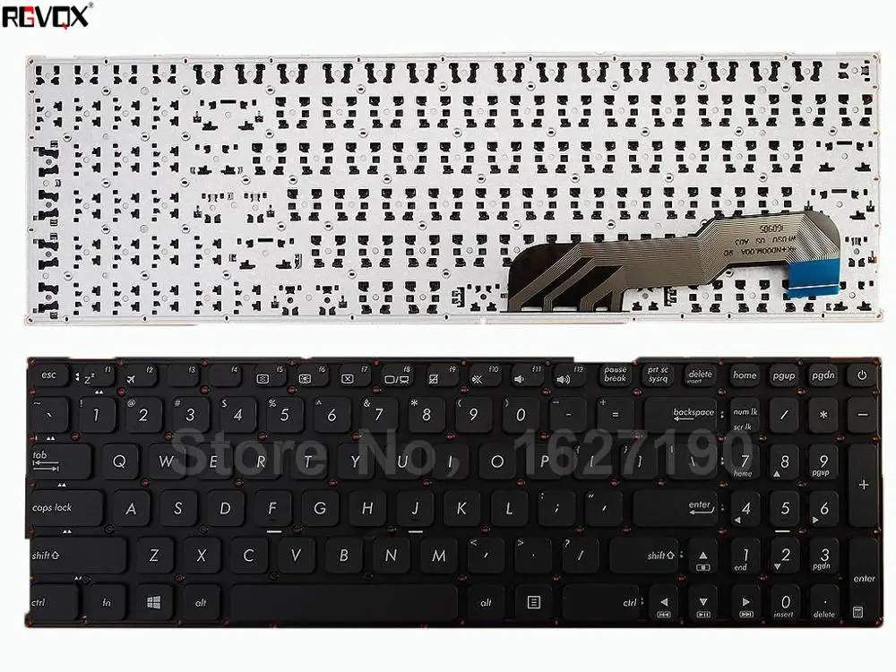 New Us Laptop Keyboard For Asus X541 Black(without Frame)win8 Repair