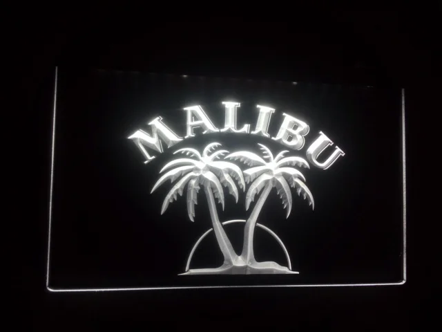 B21 Malibu Rum Bar Pub светодиодный неоновый свет знак винтажный домашний декор