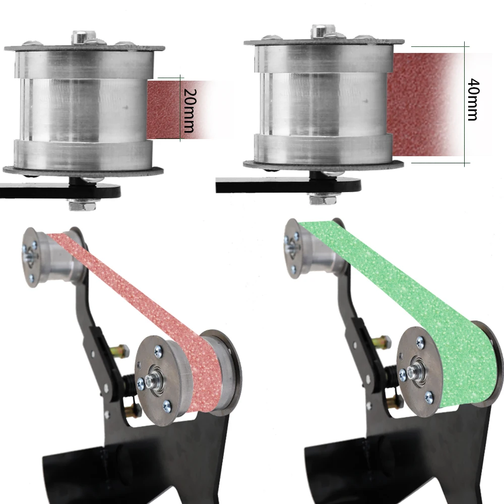 Ремень SanderIron угловая шлифовальная машина шлифовальная лента адаптер аксессуары беспроводной Электроинструмент шлифовальная машина шлифовальная полировальная машина
