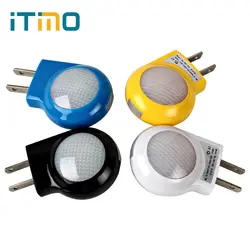 Itimo Мини светодиодный ночник 0.7 Вт ночника ЕС США Plug Smart освещения Управление маленьких Спальня лампы Авто Сенсор
