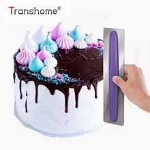 Transhome скребок для торта из нержавеющей стали, разглаживающий крем для торта, лопатка для торта, инструменты для украшения торта, Кондитерская выпечка, аксессуары