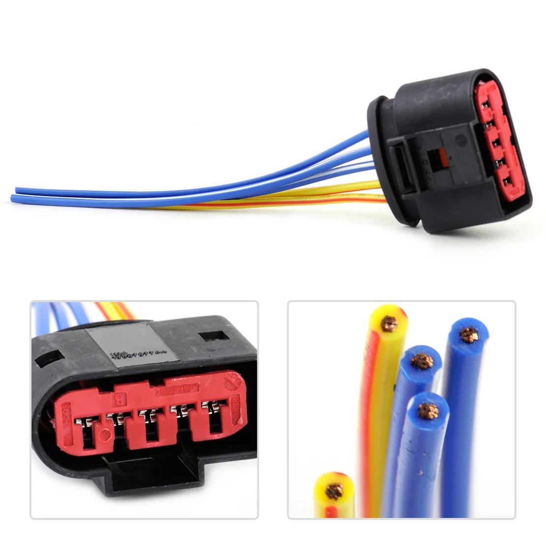 DWCX New Car 5 Pin Mass Air Flow Sensor Connector Plug Fit For VW Golf