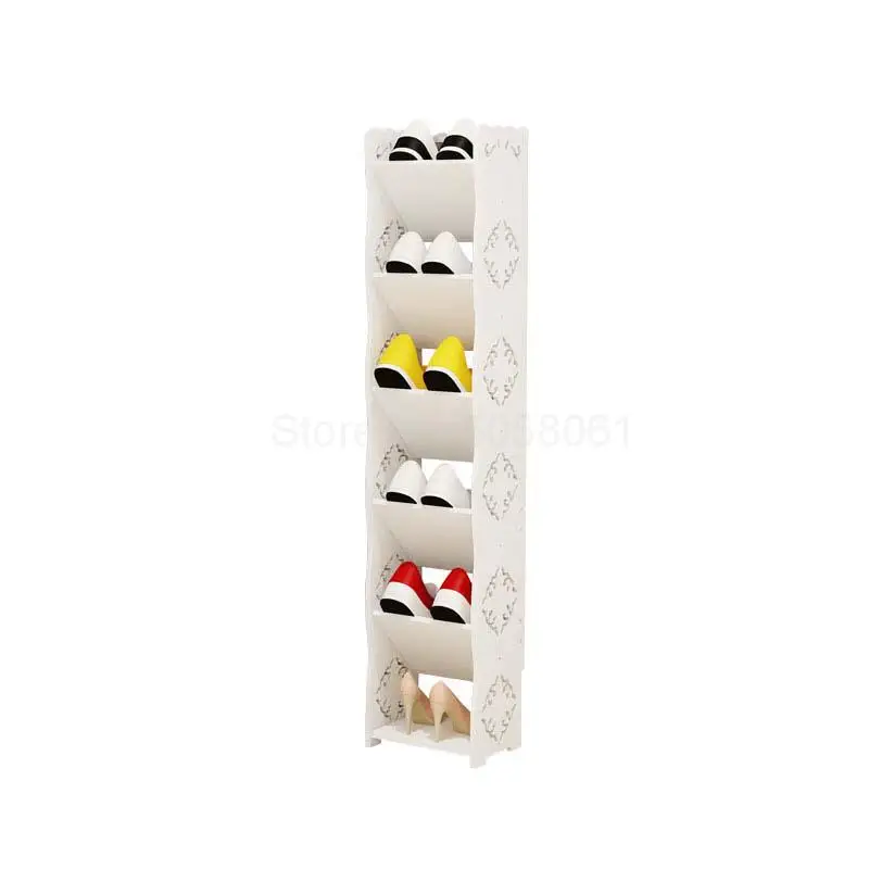 

Household simple shoe rack multi-layer mini space space small simple narrow shoes cabinet economy