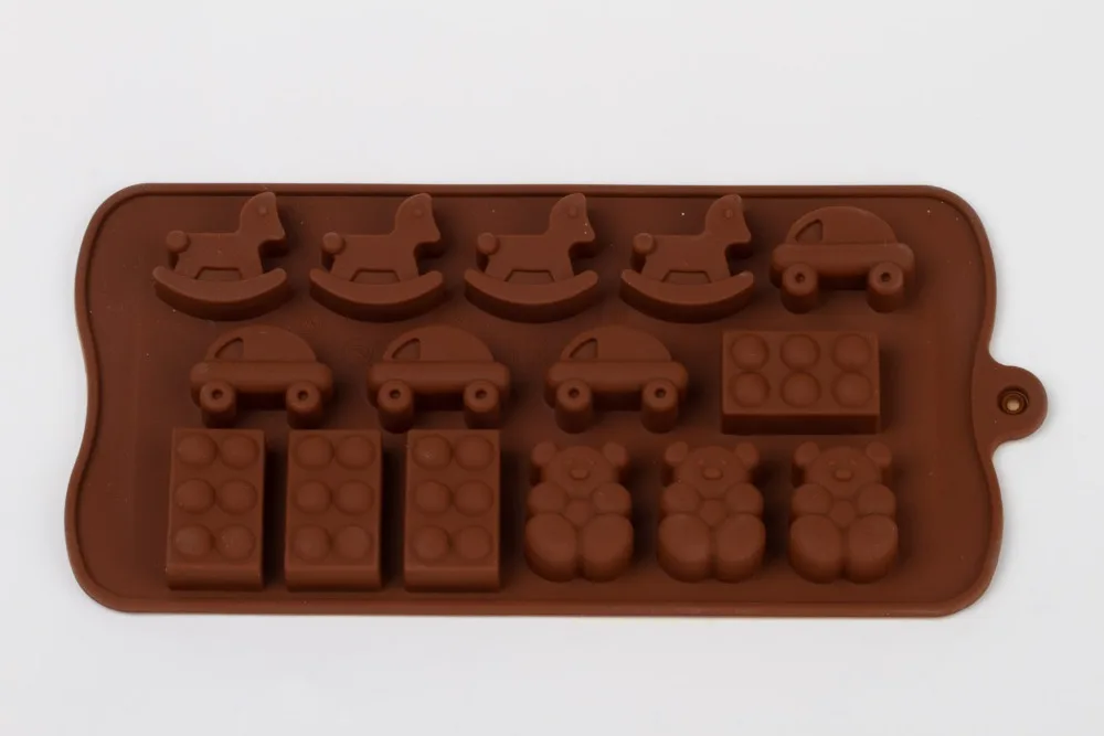 Car&ampBear DIY Handmade Chocolate Mold Silicone Baking Cake Mould Cookie Supply |