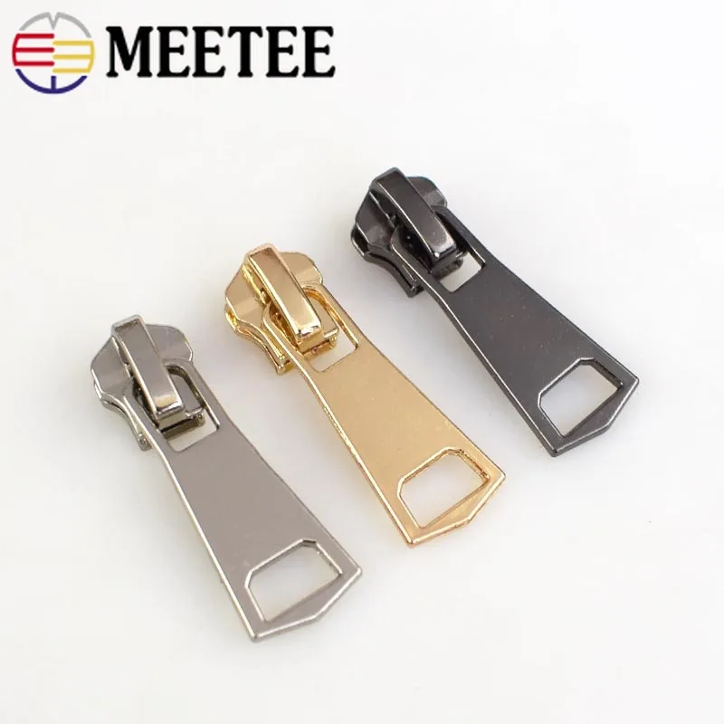 10 шт. Meetee 5 # металлический головной ползунок на молнии съемник DIY Ремонтный