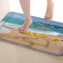 Любовь Стиль Коврик для ванной комнаты, смешной Противоскользящий коврик для ванной, занавески для душа s аксессуары, соответствующие вашей душевой занавеске