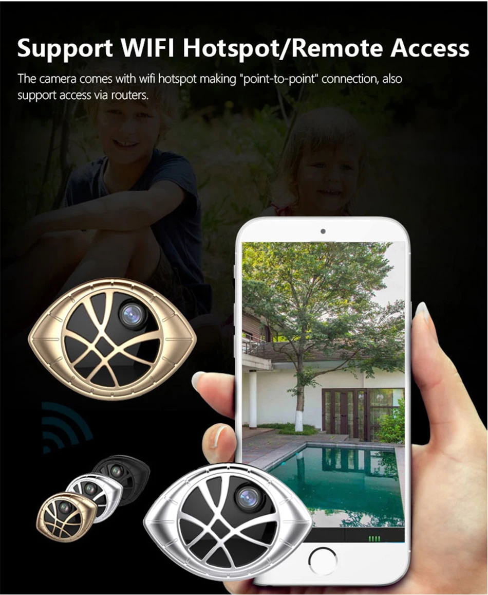 Smar Newest Magnetic WiFi Security DVR Camera Fashion Mini IP Camera 720P Motion Detection Recording (10)