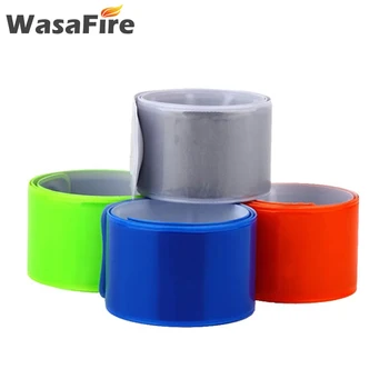 

New Arrival 1PC Running Fishing Cycling Reflective Strips Warning Bike Safety Bicycle Bind Pants Leg Strap Reflective Tapes