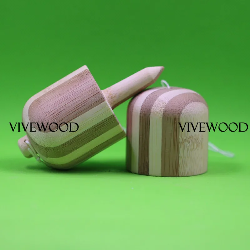Бамбуковая таблетка Неокрашенная Kendama из бамбука с жонглированием простая