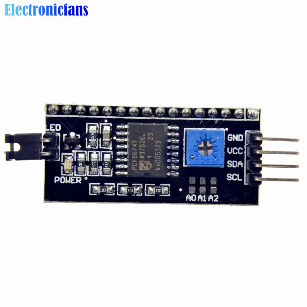 10 шт./лот межсоединений интегральных схем/I2C Интерфейс ЖК-дисплей 1602 переходная пластина доска для рисования 5V ЖК-дисплей адаптера преобразователя постоянного тока для ЖК-дисплей 1602 2004 ЖК-дисплей