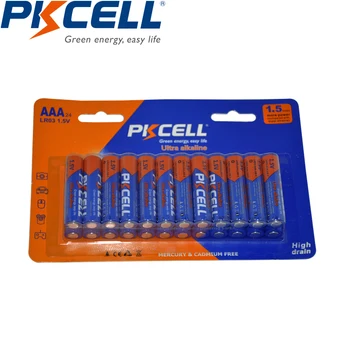 

Electronic thermometer 24Pcs PKCELL 1.5v AAA LR03 E92 AM4 MN2400 Super Alkaline Battery Single Use Batteries For Walkman