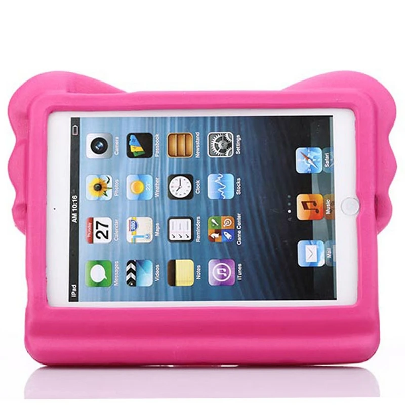 Для iPad mini 1 2 3 4 слон нос милый 3D мультфильм ручка стенд дети ударопрочный EVA пена