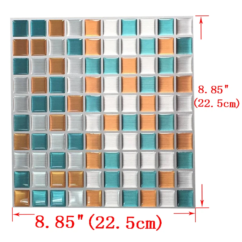 Peel And Stick Wall Tile Mosaic 3d Adhesive Wall Tiles Stickers