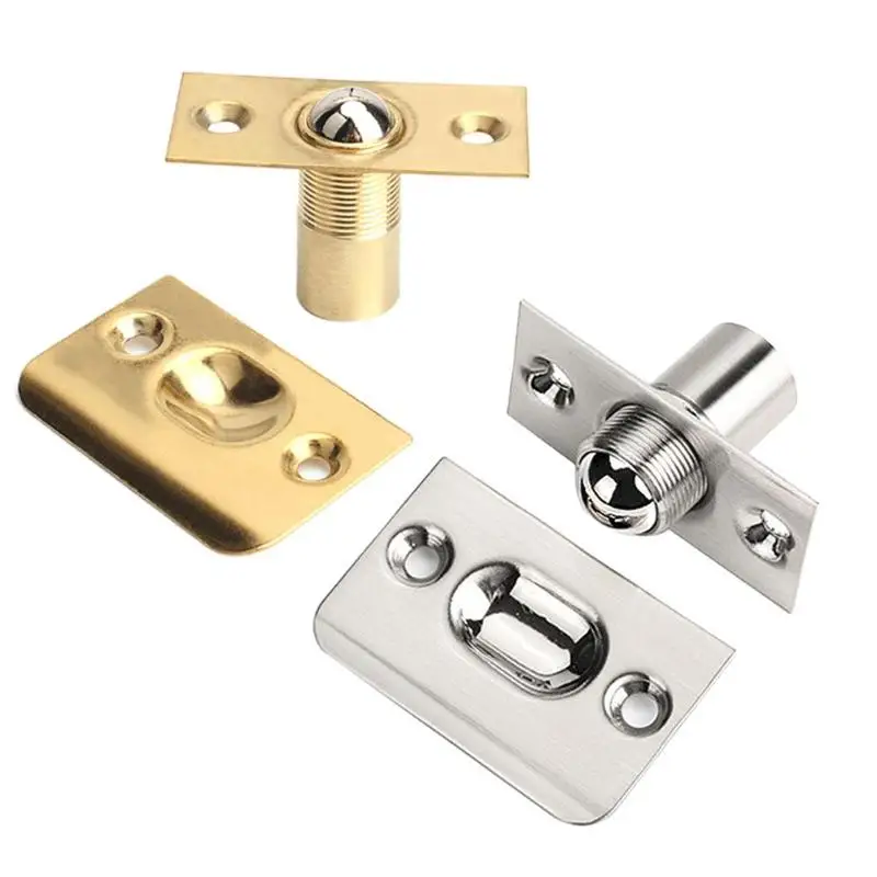 

Spring Invisible Wooden Cabinet Door Beads Lock Closet Ball Catch Latch