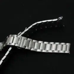 22 мм Нержавеющая сталь ремешок для Samsung Шестерни S3 классический/Frontier ремень запястье браслет черный, серебристый цвет неполированный из