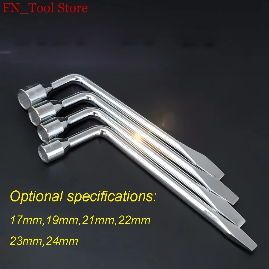 L Type Hexagon 19mm Slotted End Socket Lug Wrenchin Wrench from Tools