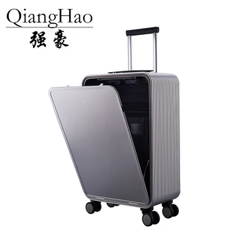 

100% Aluminum Hardside Rolling Travel Luggage Suitcase 16" 20" Carry On Luggage Cabin Trolley Suitcase Aluminum Suitcase