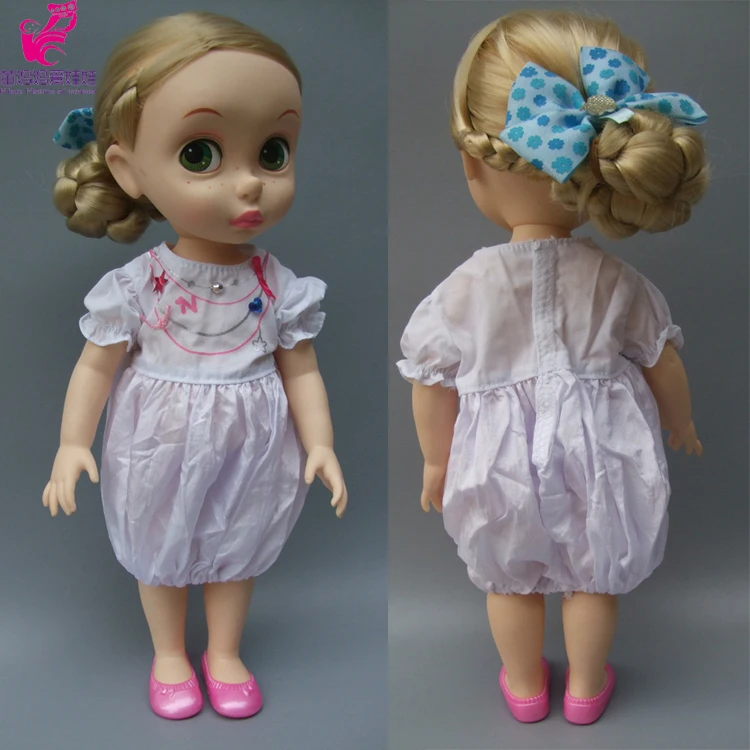  35cm doll dress. 40CM doll white dress for baby doll 16 inch doll outwear