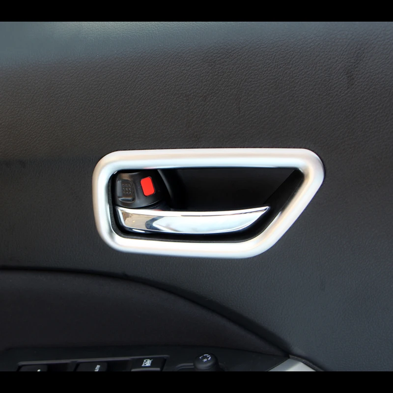 4pcs Car ABS Chrome Side Door Handle Bowl Cover Trim for Camry 2018