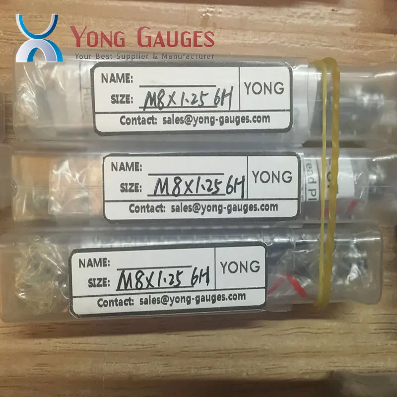 New M8x1.25 6H Thread Plug Gauge Go&NoGo w/Handle Assembly [ more