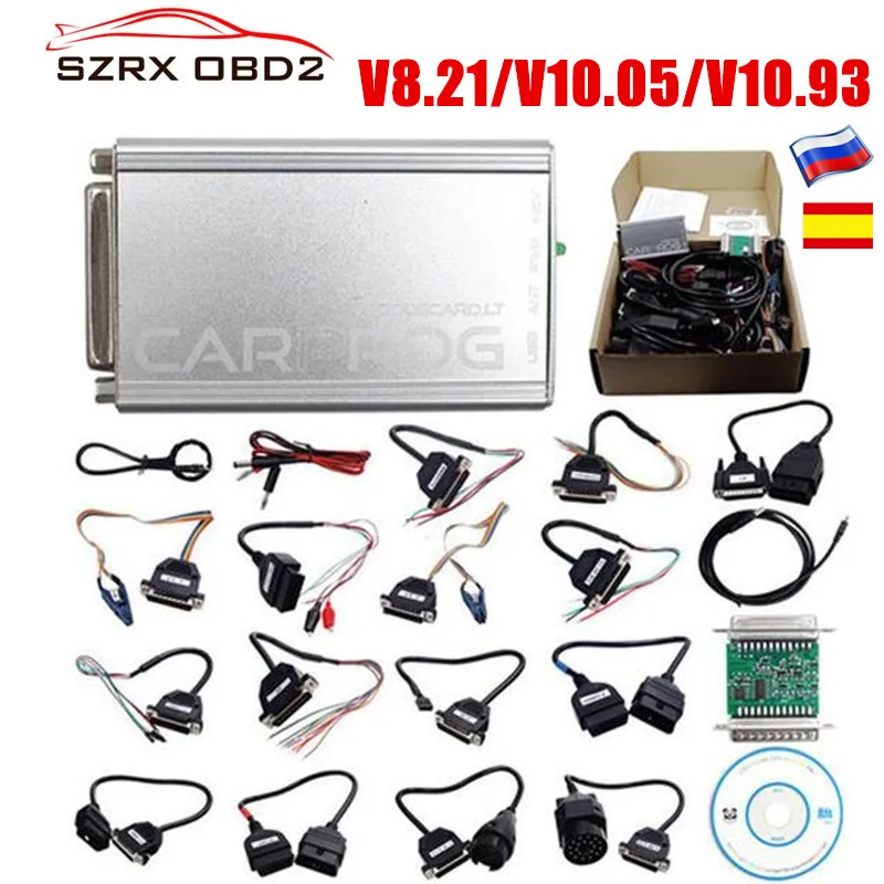 

Carprog V10.05 v10.93 v8.21 ECU Chip Tunning for car radios,odometer, dashboards immobilizers repair including advanced function
