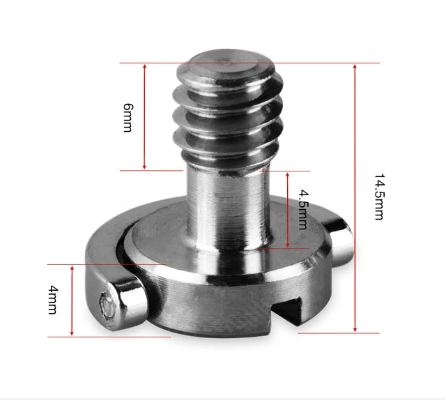 Anelli D-Ring SmallRig Con Vite 1/4" - 2 Pezzi In Acciaio Inox Per Fotocamera - Foto 9