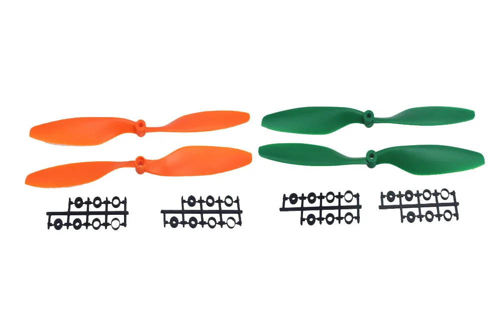 1Pair Plastic 1045 CW + CCW Propellers 10*4.5 Props for RC 4axis 6axis Multi-axis Racing Plane Racer Accessory Black
