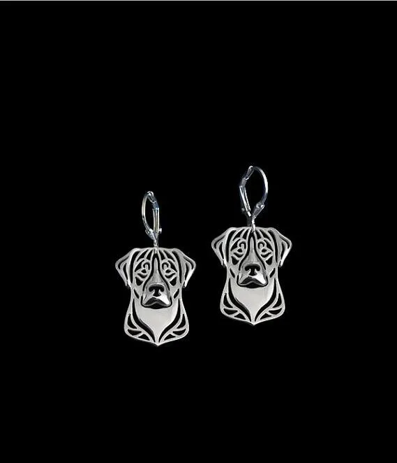 Unique Handmade Hiphop Style Greater Swiss Mountain Dog Earrings Greater Swiss Mountain Dog Earrings